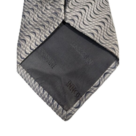 Innocenti Oro Mens Vintage Hand Tailored Silk Tie By Tom James - Picture 8 of 9